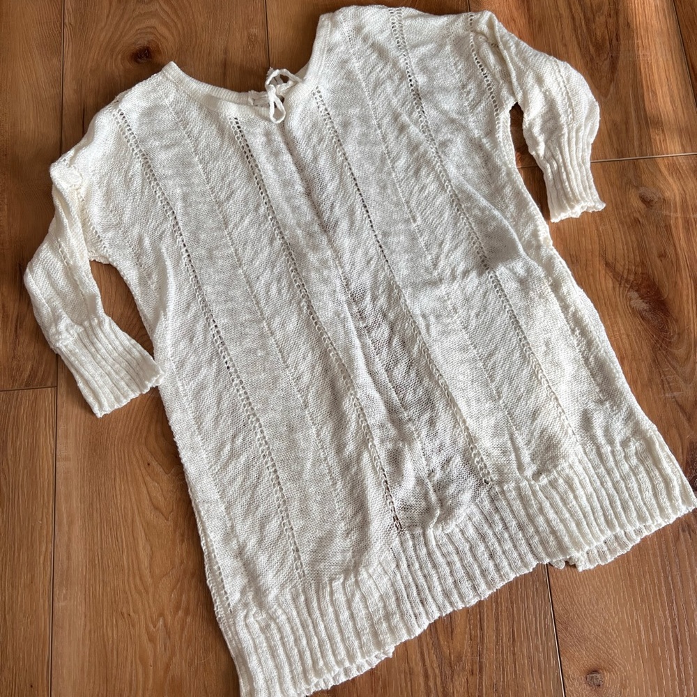 Knitted and Knotted Sweater NWOT